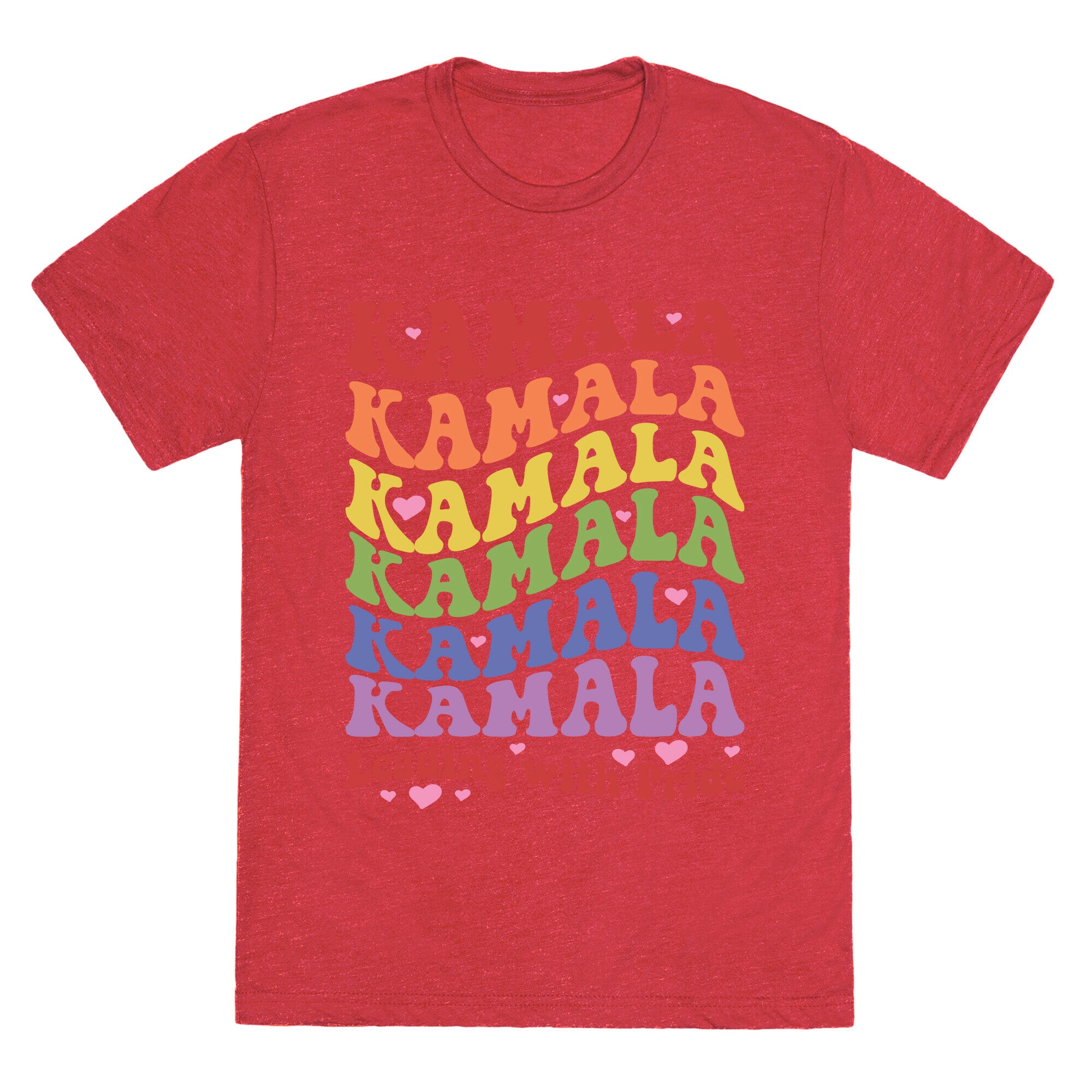 Kamala Leading With Pride Unisex Triblend Tee