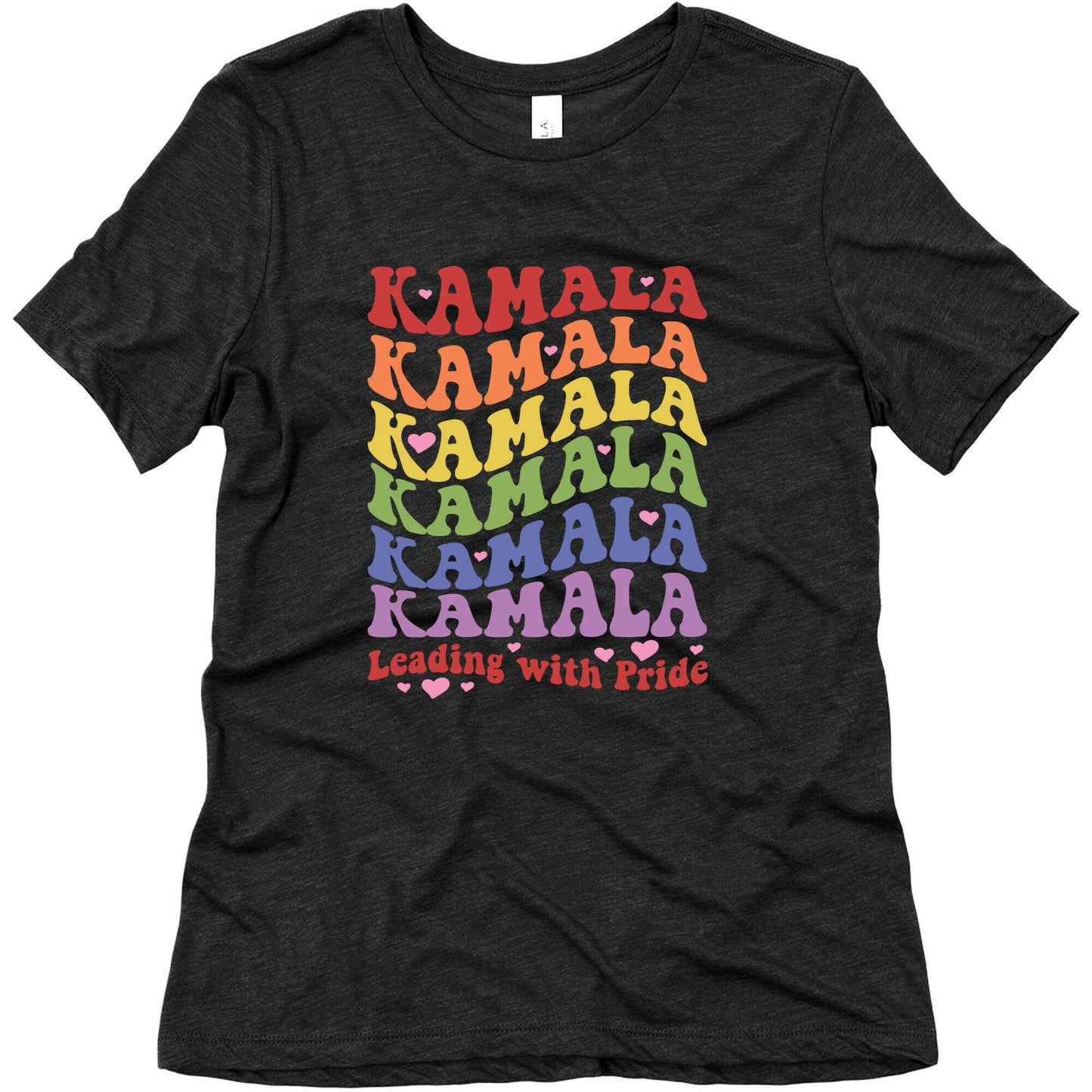 Kamala Leading With Pride Womens Triblend Tee