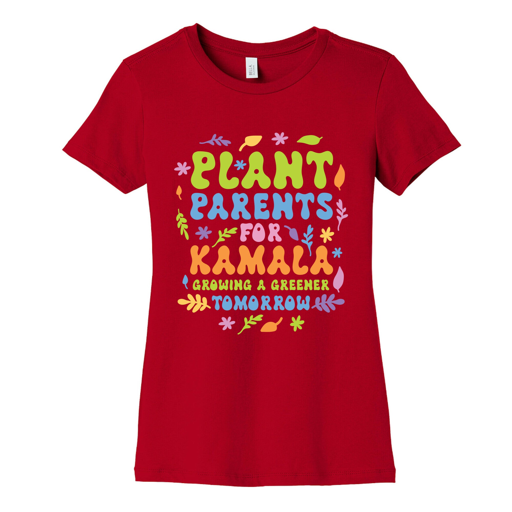 Plant Parents for Kamala Womens Cotton Tee