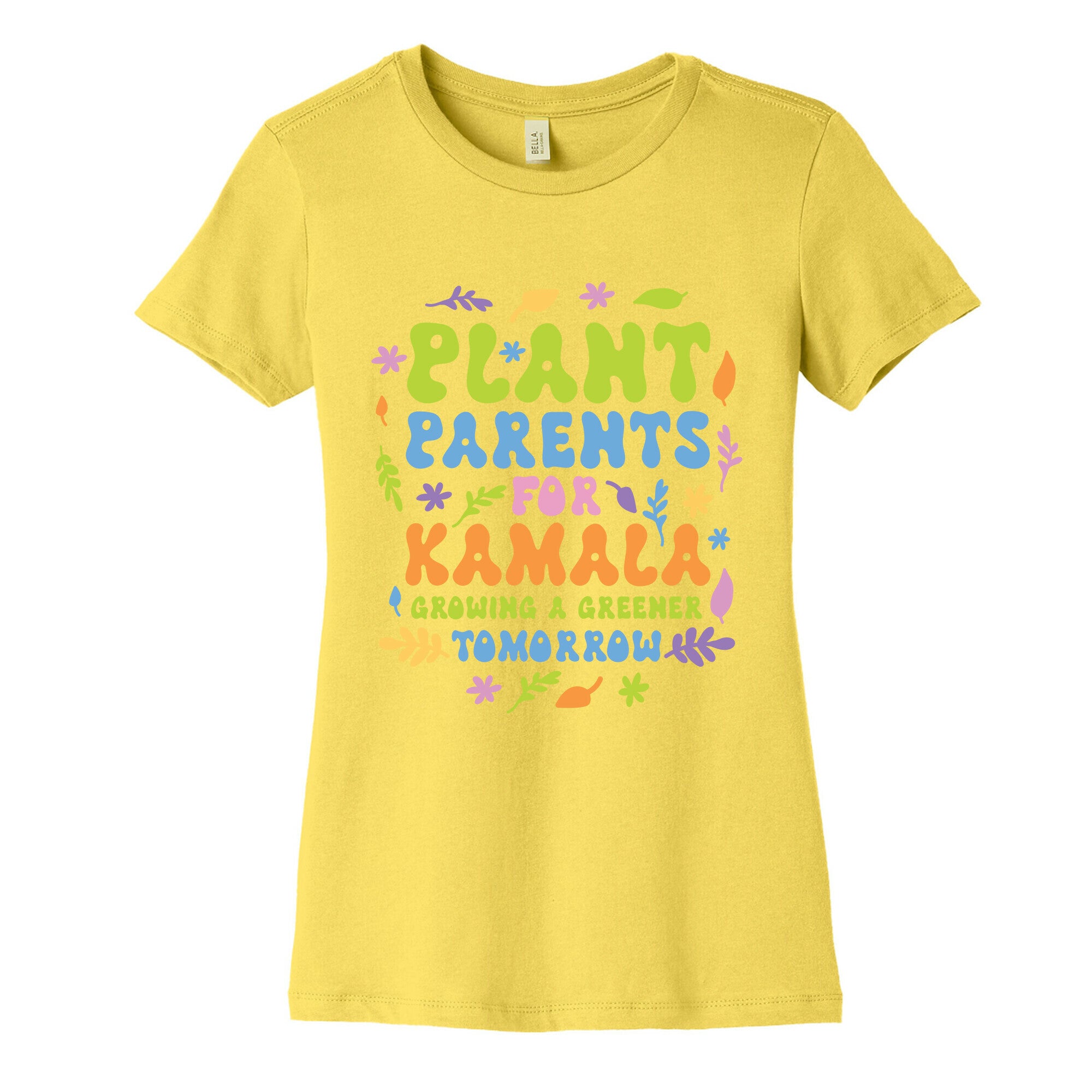 Plant Parents for Kamala Womens Cotton Tee