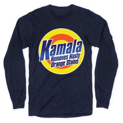 Kamala Removes Nasty Orange Stains Longsleeve Tee