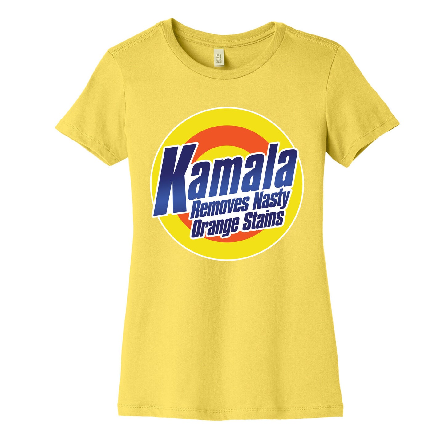 Kamala Removes Nasty Orange Stains Womens Cotton Tee