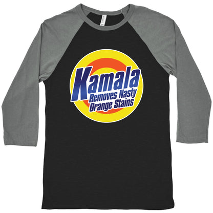 Kamala Removes Nasty Orange Stains Baseball Tee