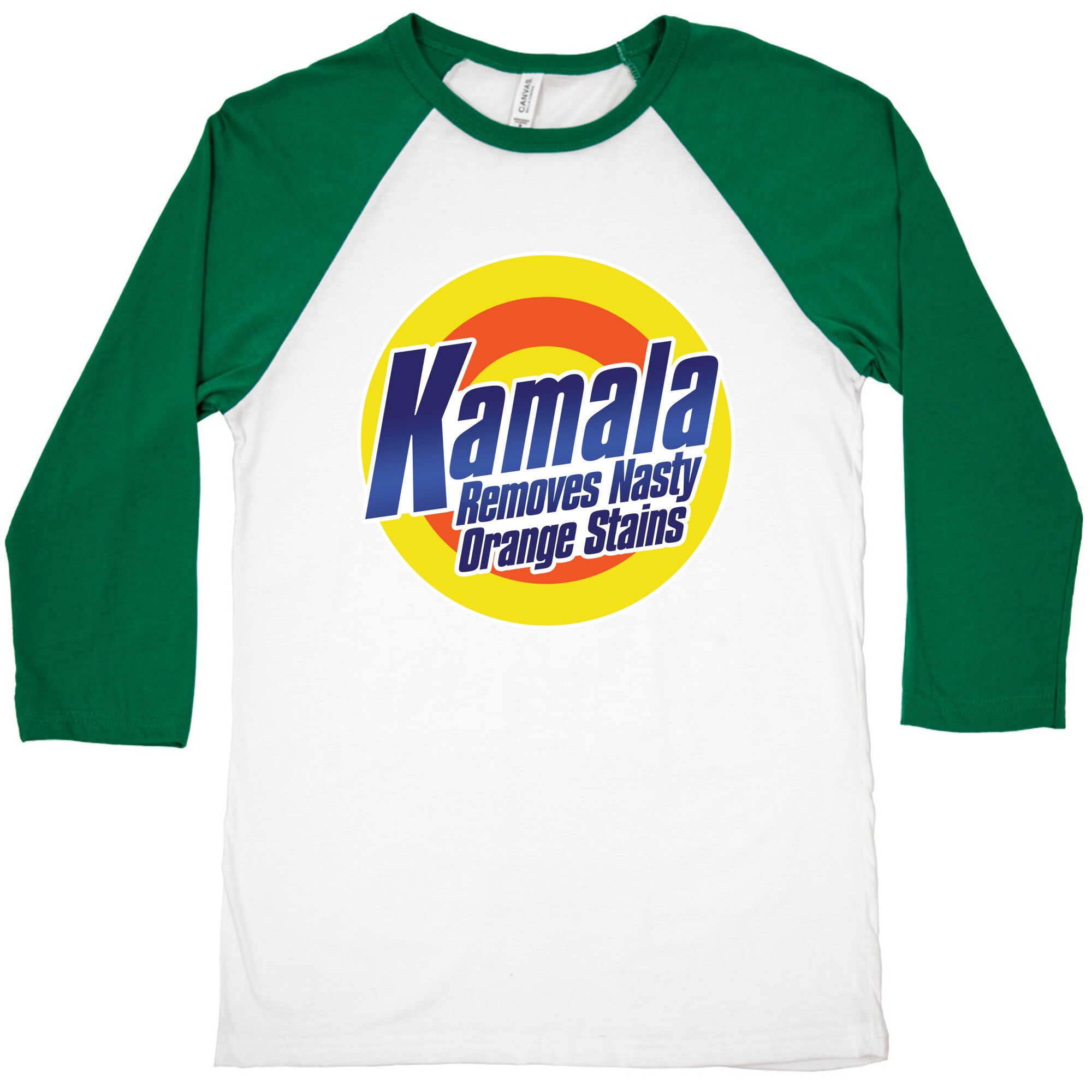 Kamala Removes Nasty Orange Stains Baseball Tee