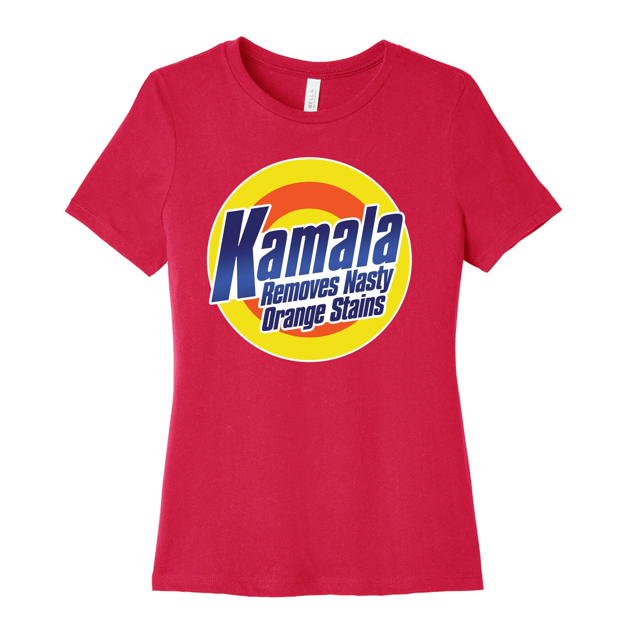 Kamala Removes Nasty Orange Stains Womens Cotton Tee