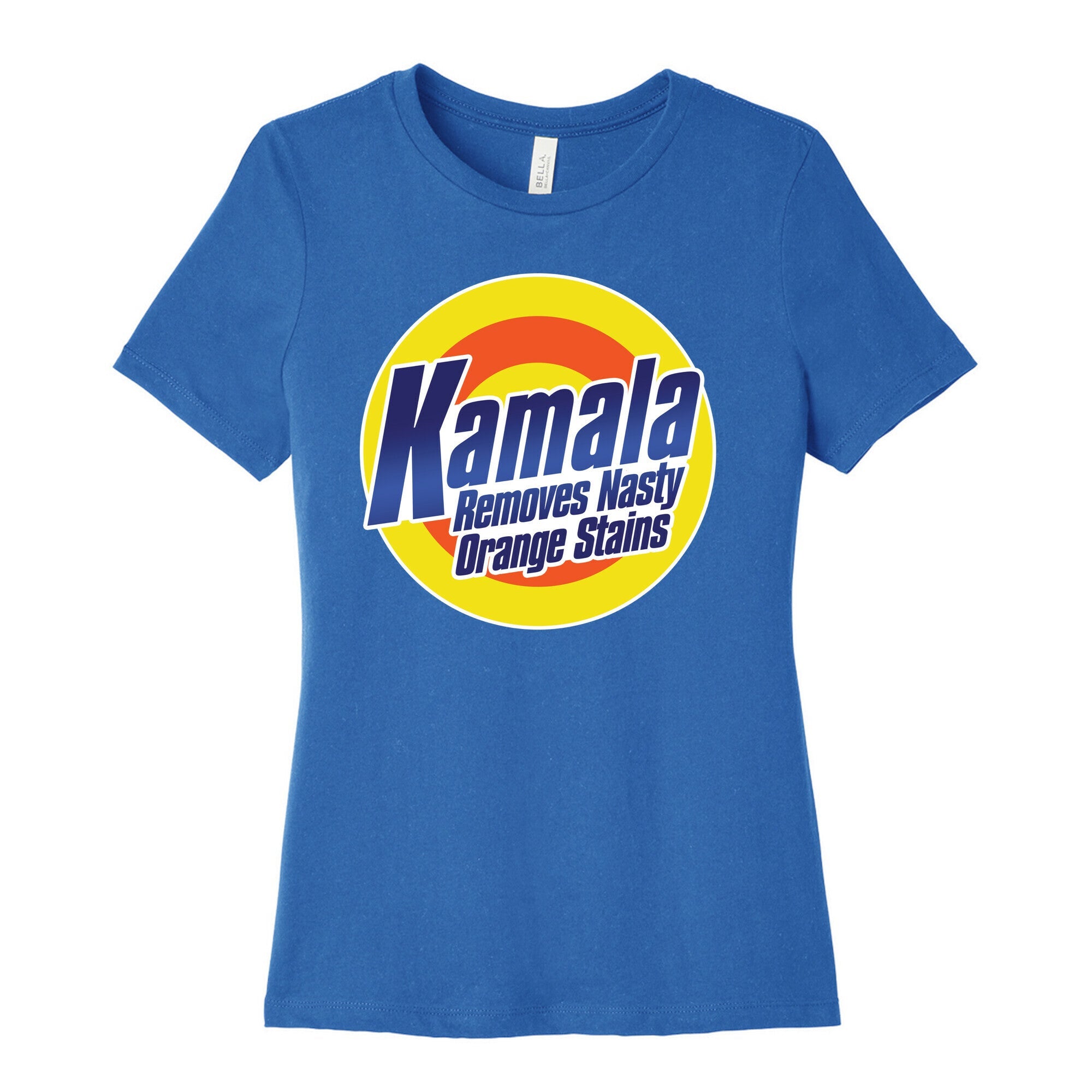 Kamala Removes Nasty Orange Stains Womens Cotton Tee