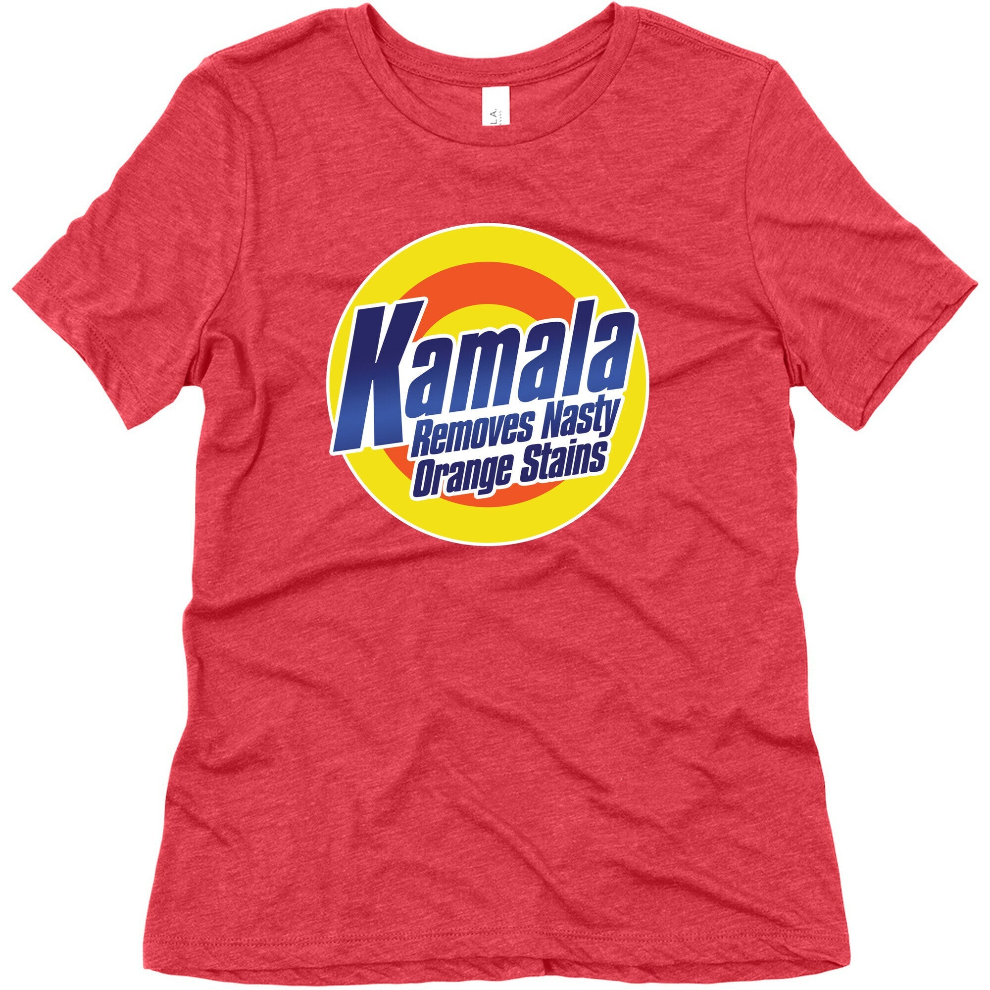 Kamala Removes Nasty Orange Stains Womens Triblend Tee