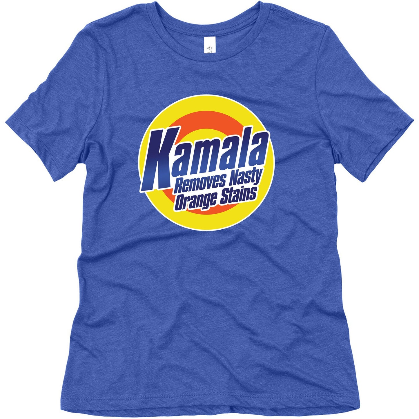 Kamala Removes Nasty Orange Stains Womens Triblend Tee