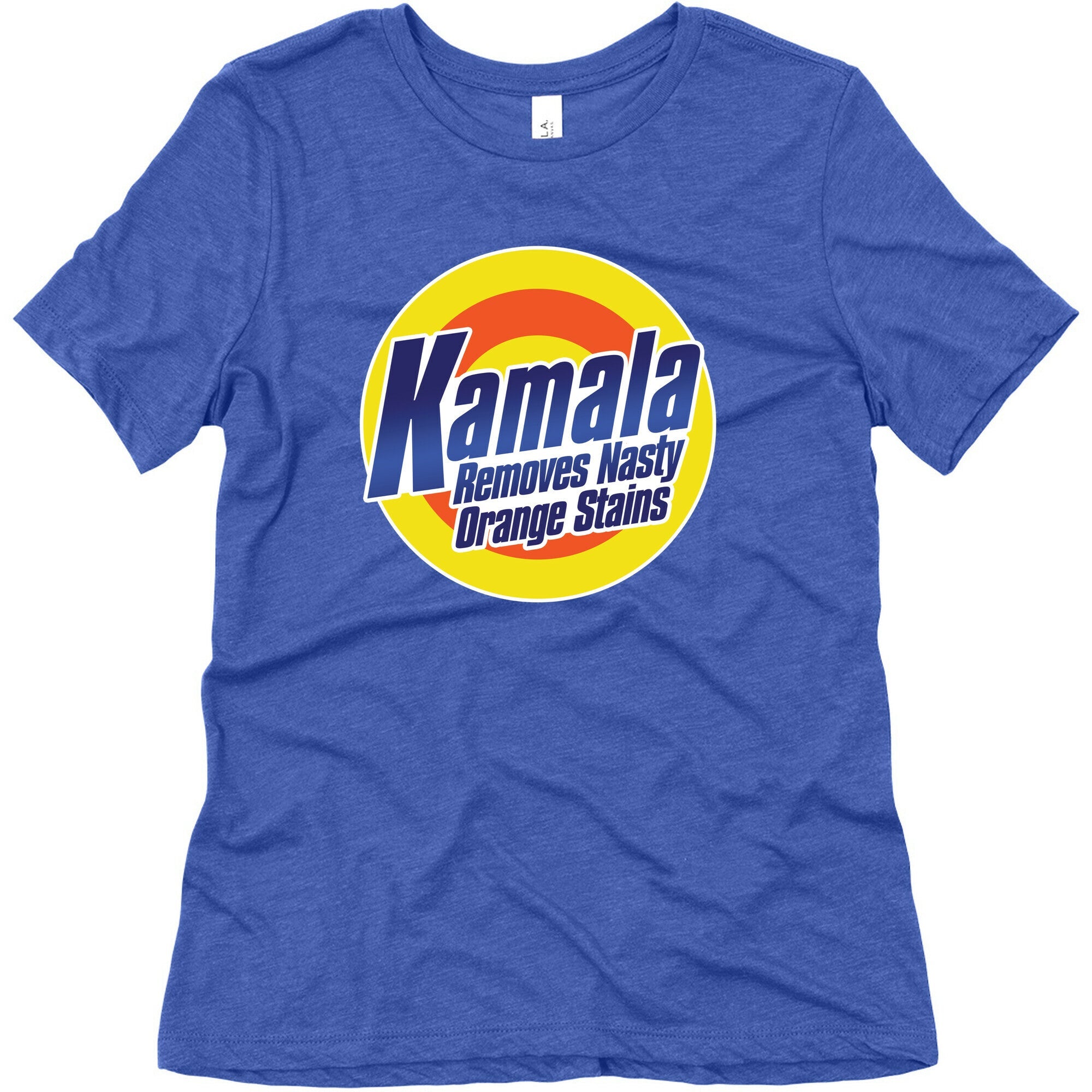 Kamala Removes Nasty Orange Stains Womens Triblend Tee