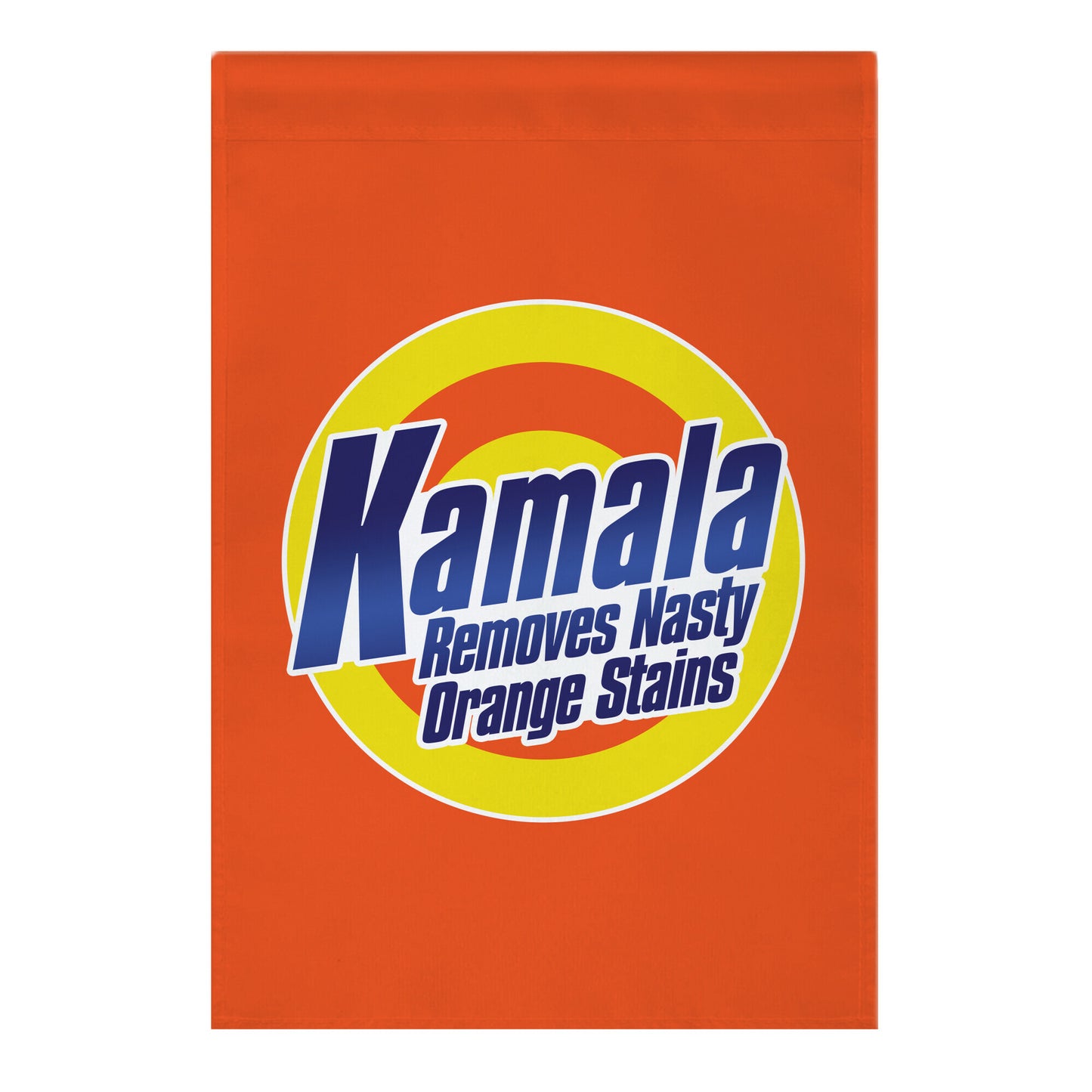 Kamala Removes Nasty Orange Stains Garden Flag