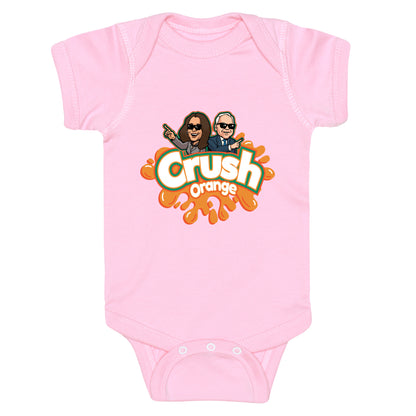 Orange Crush Harris Walz 2024 Baby One-Piece