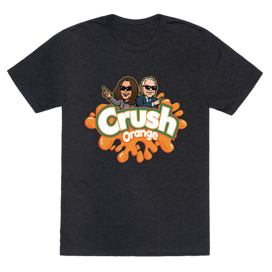Orange Crush Harris Walz 2024 Unisex Triblend Tee