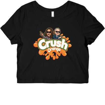 Orange Crush Harris Walz 2024 Graphic Baby Tee