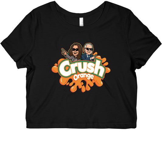 Orange Crush Harris Walz 2024 Graphic Baby Tee