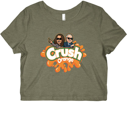 Orange Crush Harris Walz 2024 Graphic Baby Tee