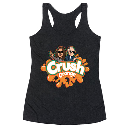 Orange Crush Harris Walz 2024 Racerback Tank