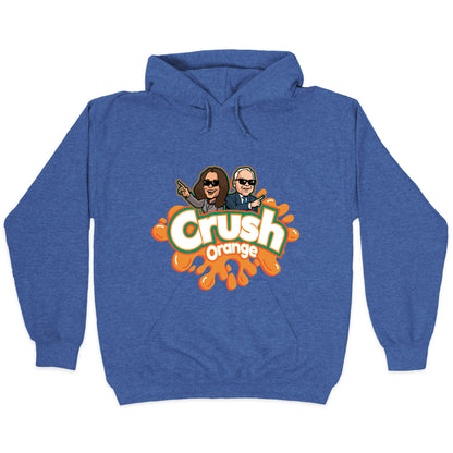 Orange Crush Harris Walz 2024 Hoodie
