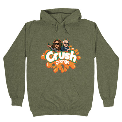 Orange Crush Harris Walz 2024 Hoodie