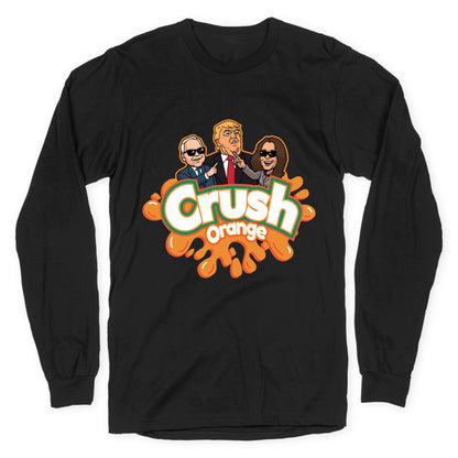 Orange Crush Harris Walz 2024 Longsleeve Tee