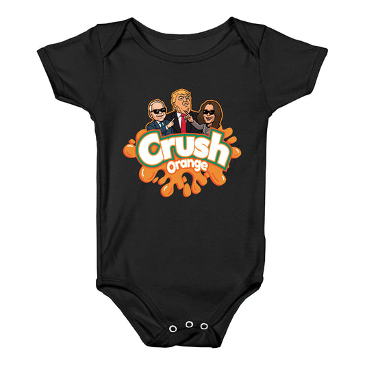 Orange Crush Harris Walz 2024 Baby One-Piece