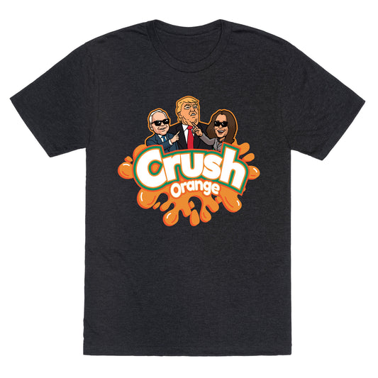 Orange Crush Harris Walz 2024 Unisex Triblend Tee