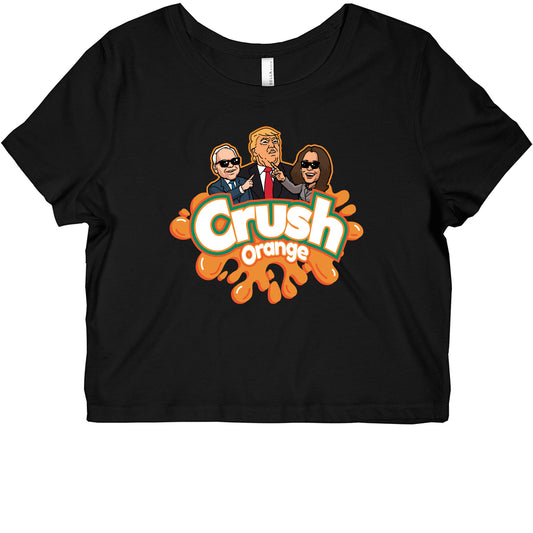 Orange Crush Harris Walz 2024 Graphic Baby Tee
