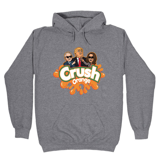 Orange Crush Harris Walz 2024 Hoodie