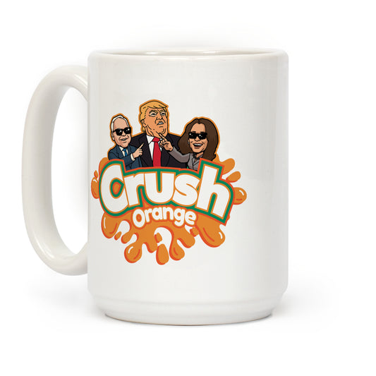 Orange Crush Harris Walz 2024 Coffee Mug
