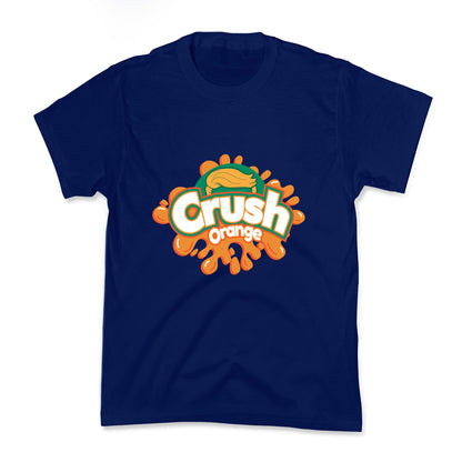 Orange Crush Harris Walz 2024 Kids Tee