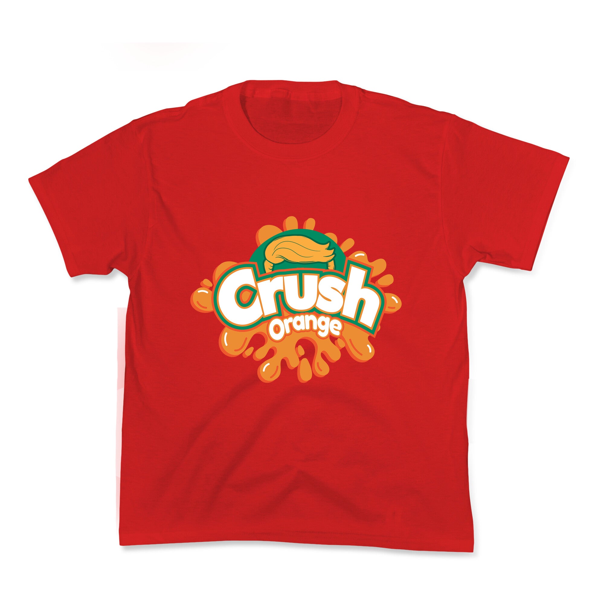 Orange Crush Harris Walz 2024 Kids Tee