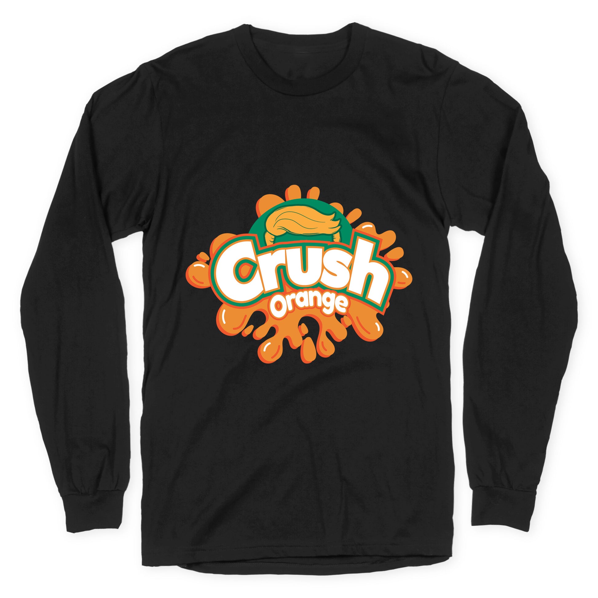 Orange Crush Harris Walz 2024 Longsleeve Tee