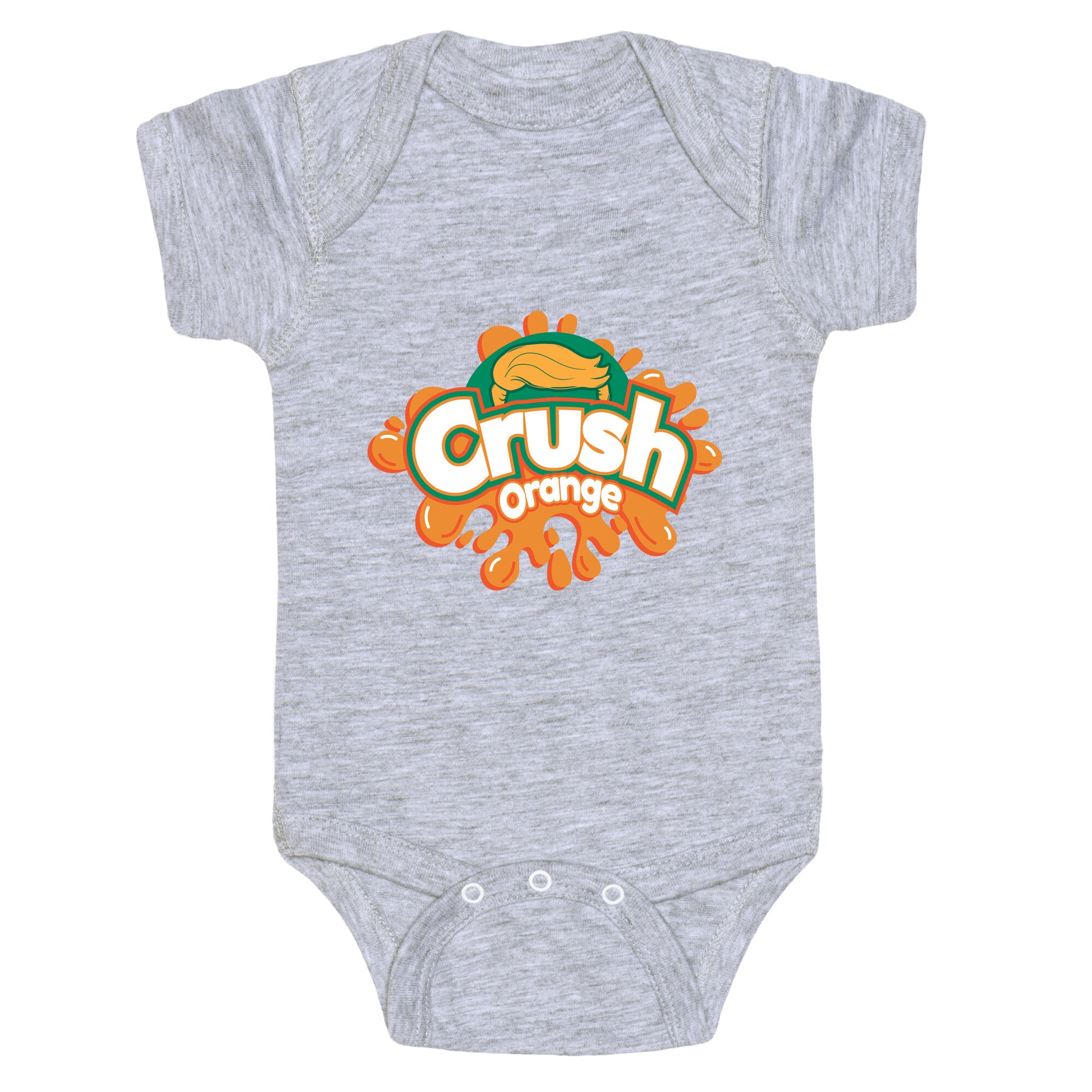 Orange Crush Harris Walz 2024 Baby One-Piece
