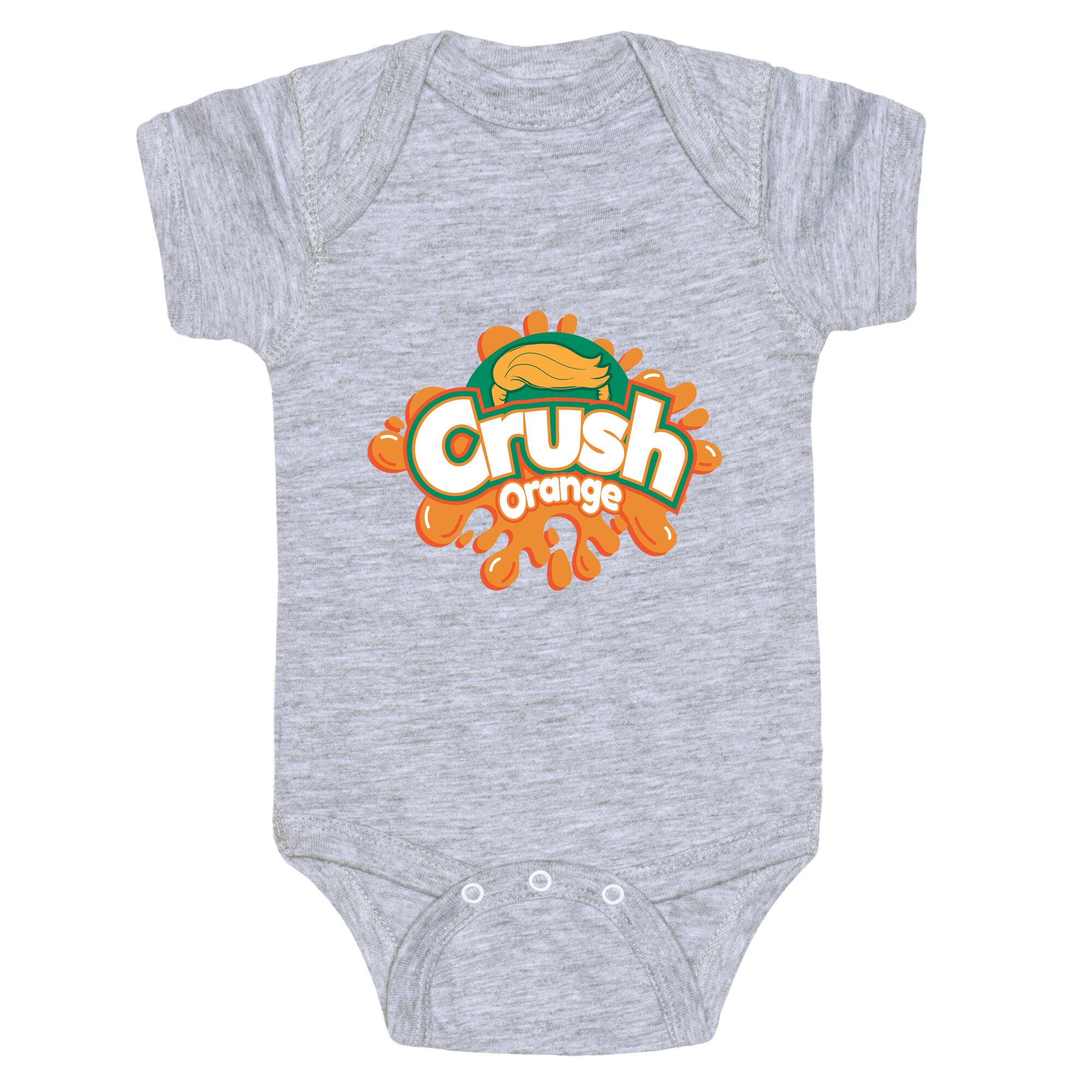 Orange Crush Harris Walz 2024 Baby One-Piece