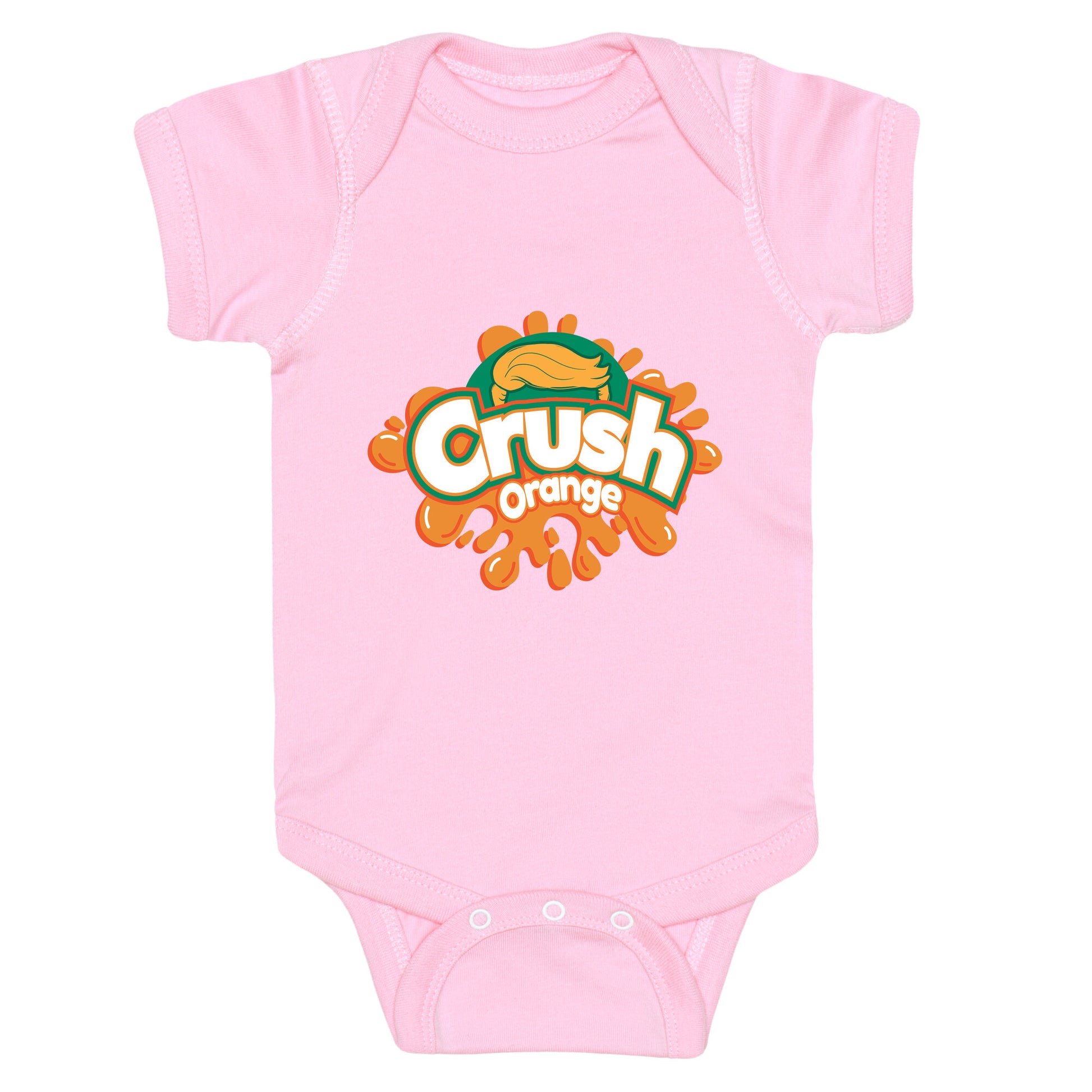 Orange Crush Harris Walz 2024 Baby One-Piece