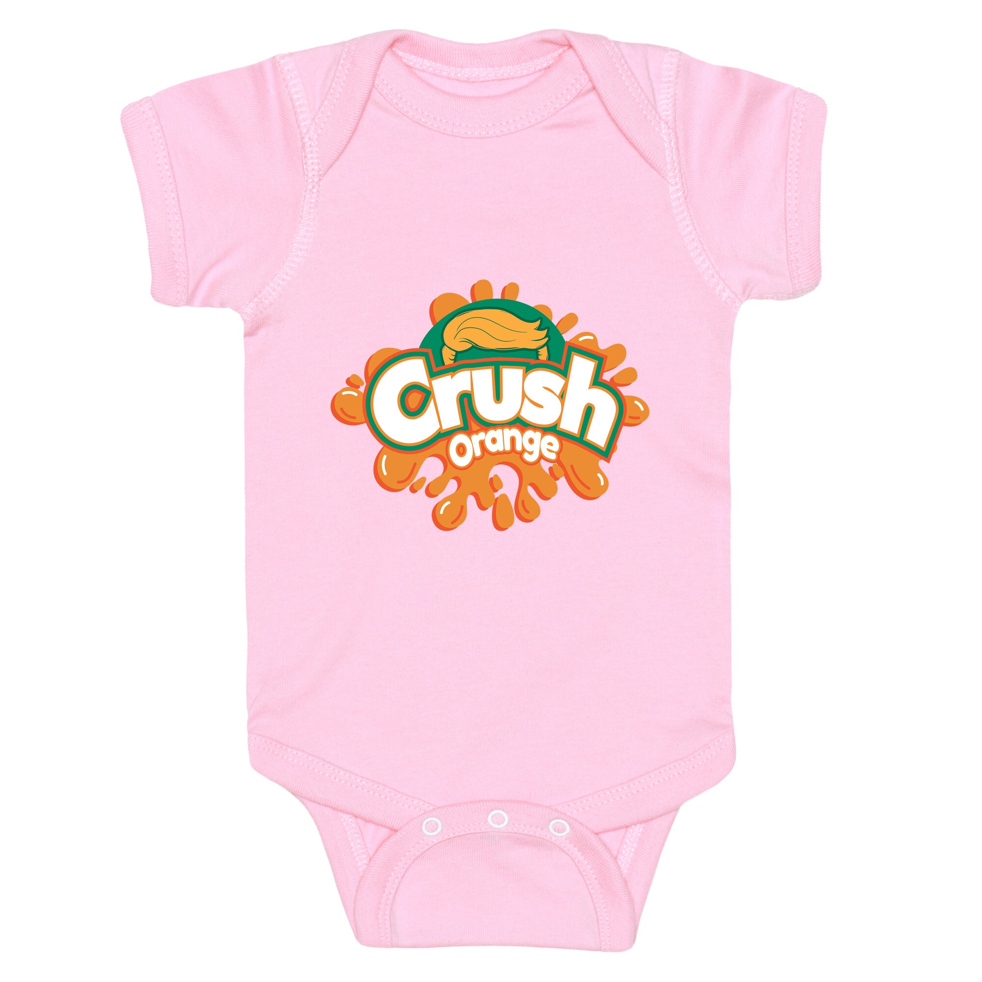 Orange Crush Harris Walz 2024 Baby One-Piece