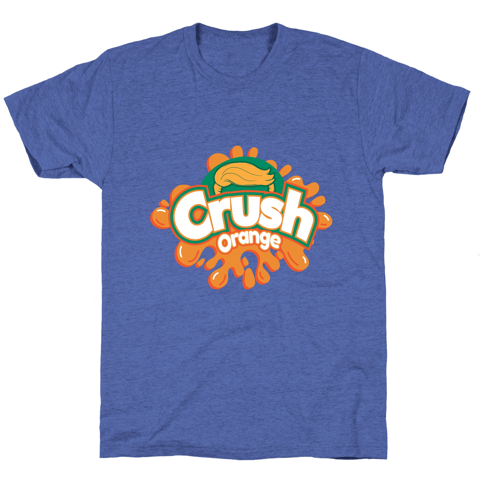 Orange Crush Harris Walz 2024 Unisex Triblend Tee