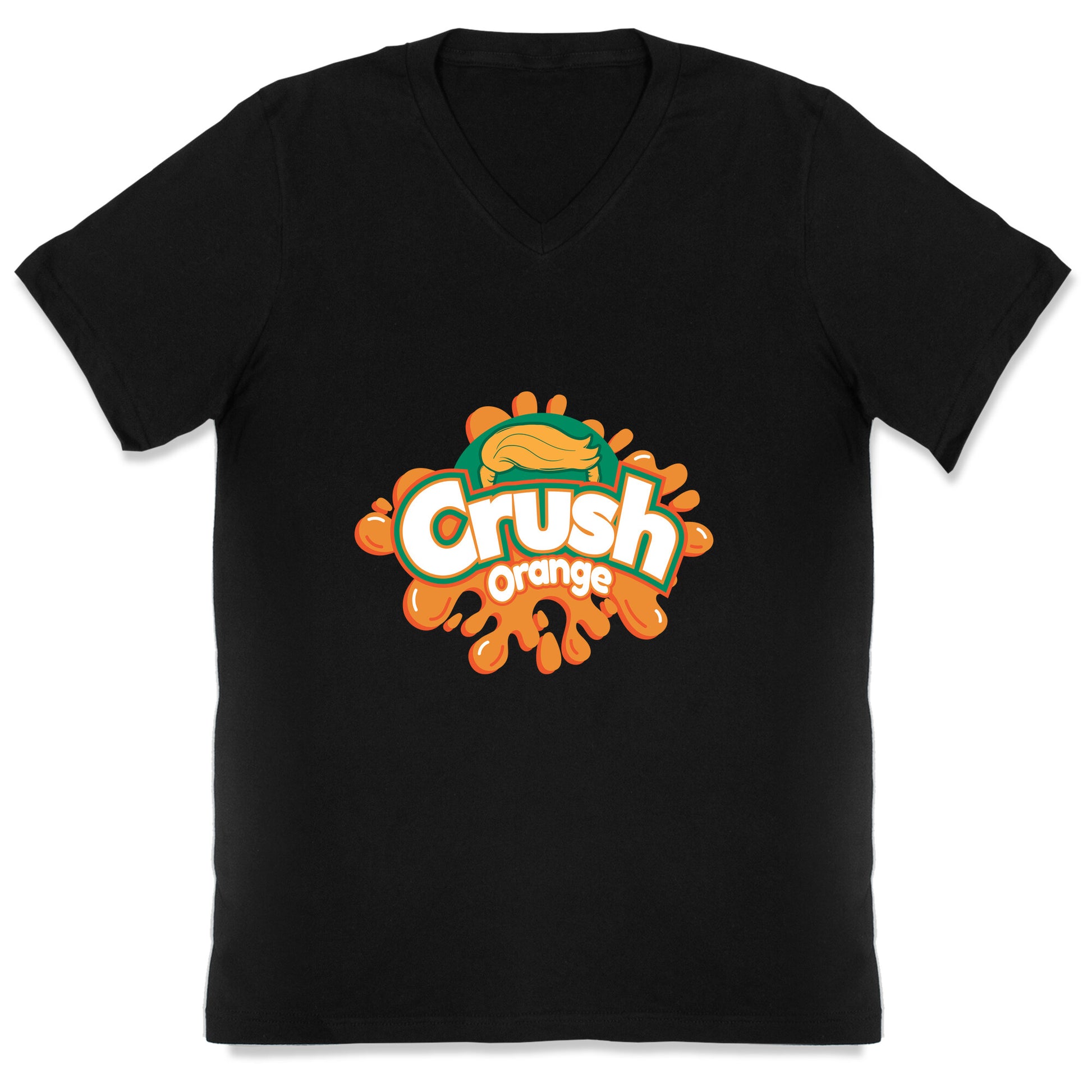 Orange Crush Harris Walz 2024 V-Neck