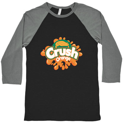 Orange Crush Harris Walz 2024 Baseball Tee