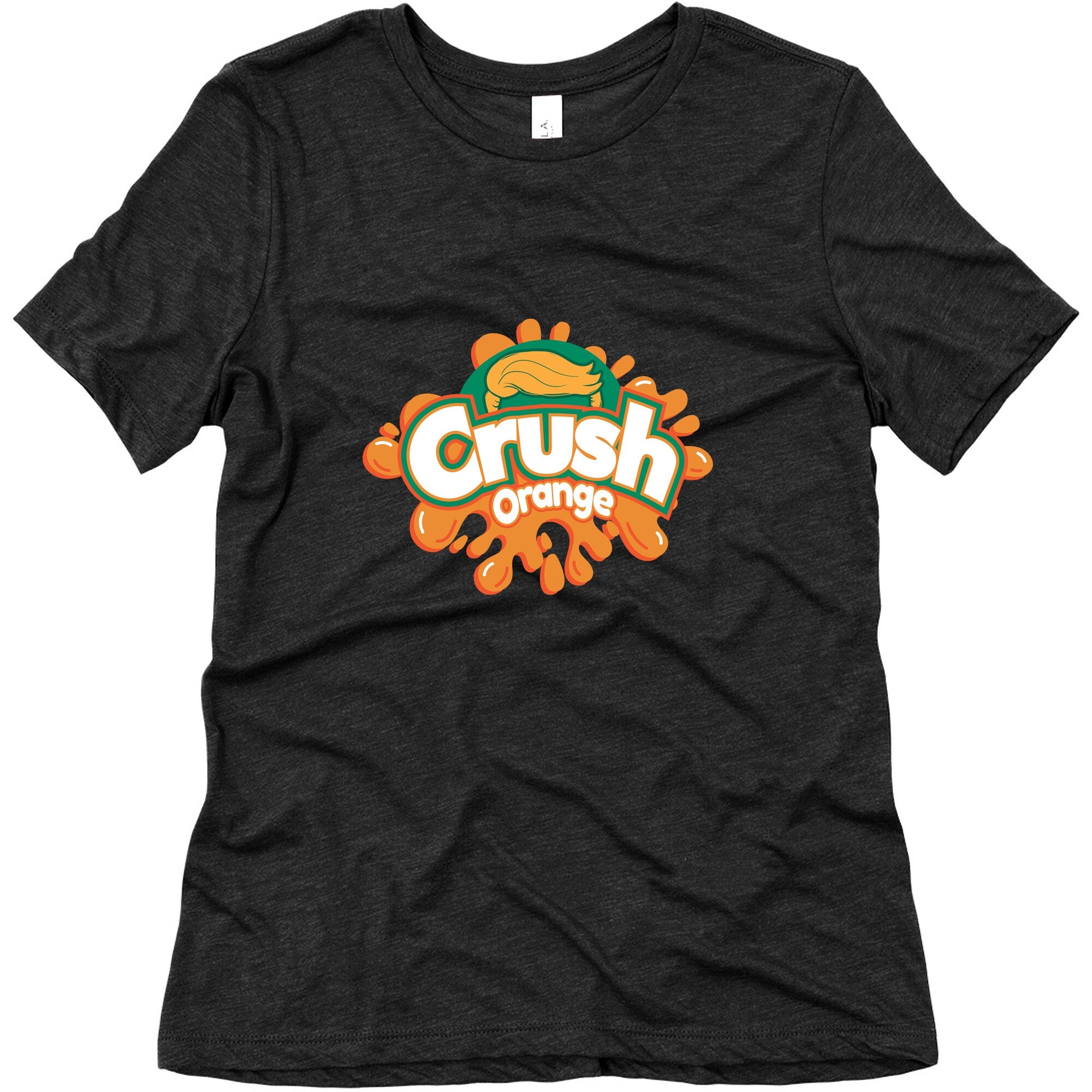 Orange Crush Harris Walz 2024 Womens Triblend Tee