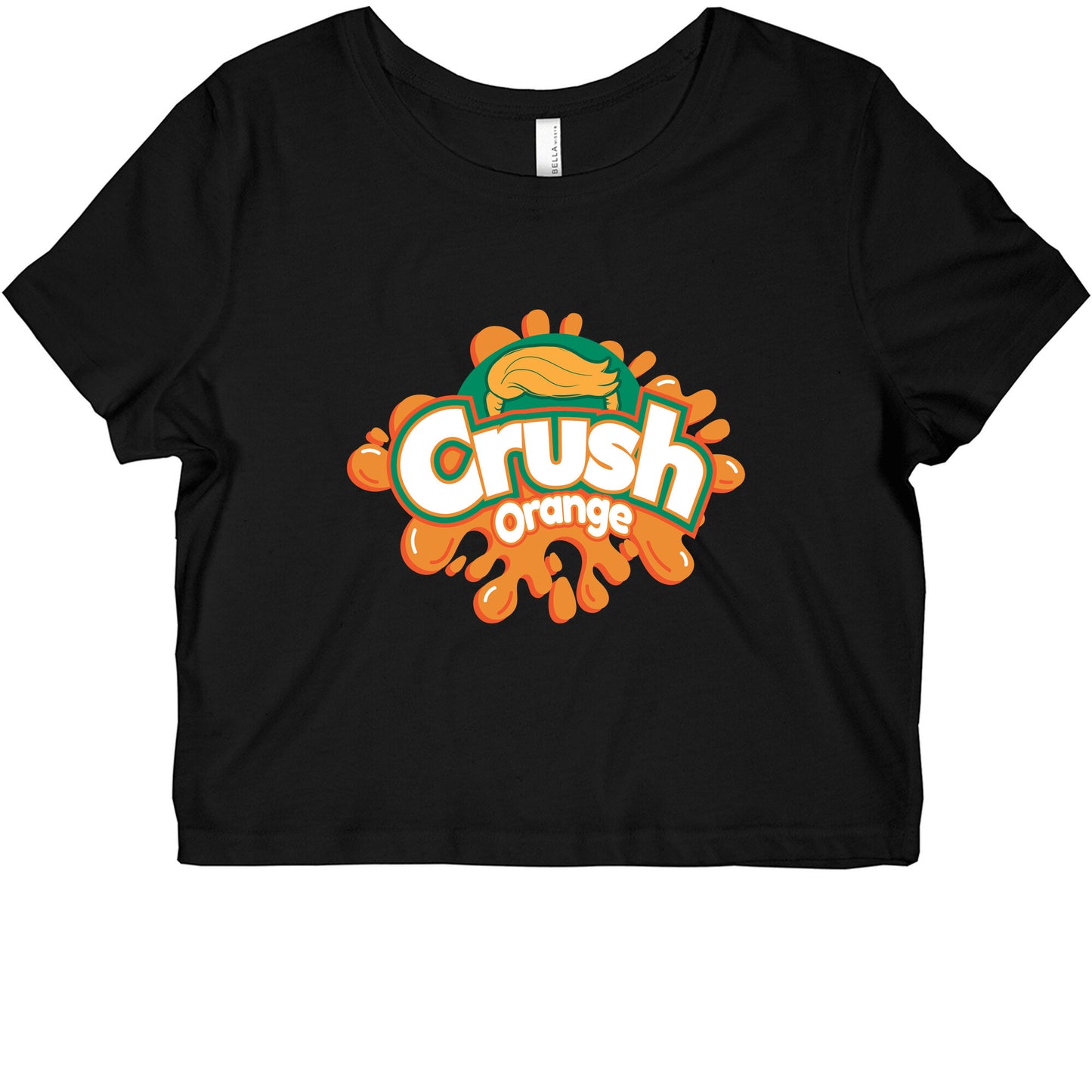 Orange Crush Harris Walz 2024 Graphic Baby Tee