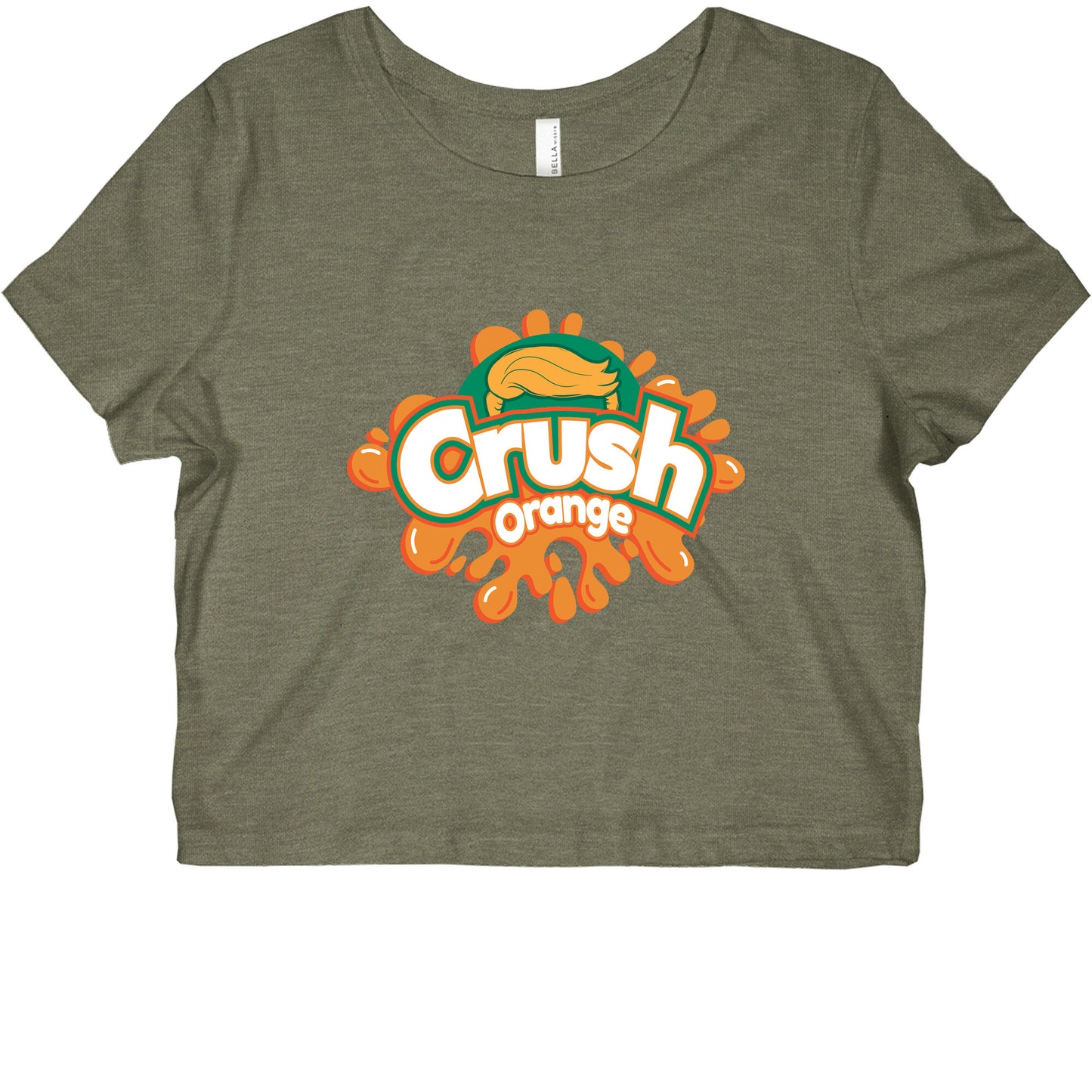 Orange Crush Harris Walz 2024 Graphic Baby Tee
