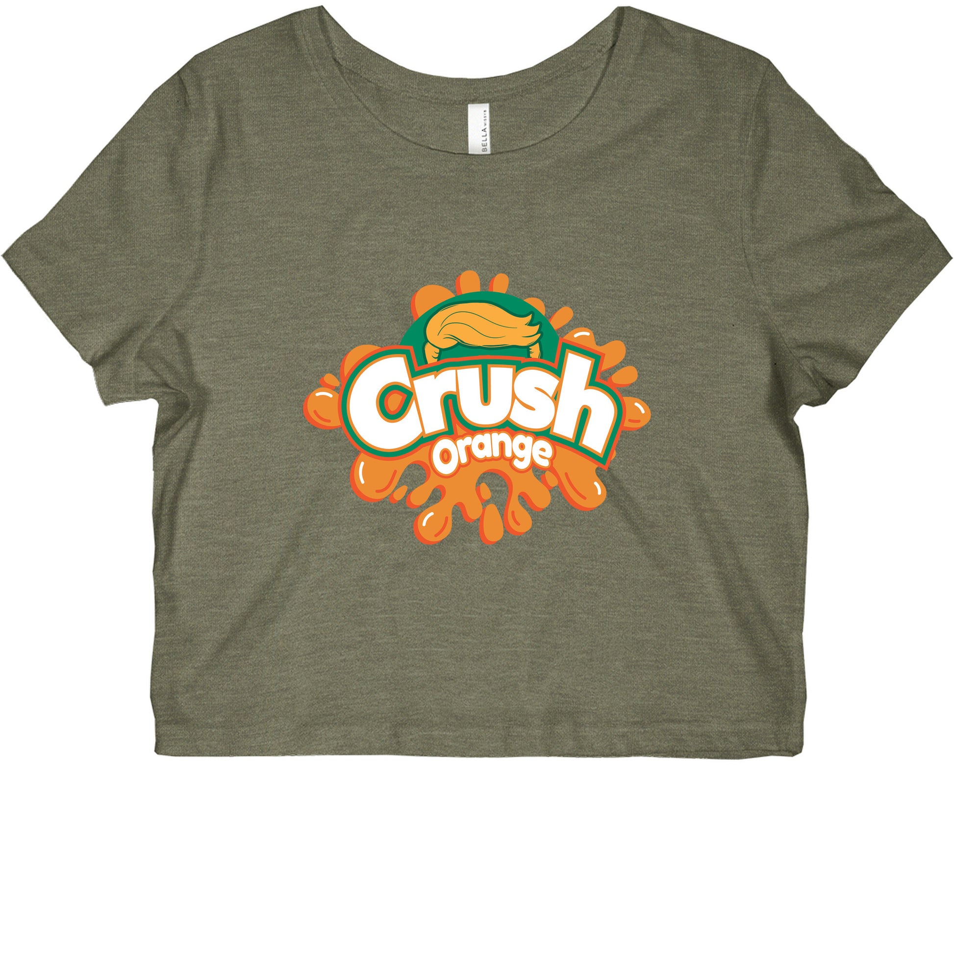Orange Crush Harris Walz 2024 Graphic Baby Tee
