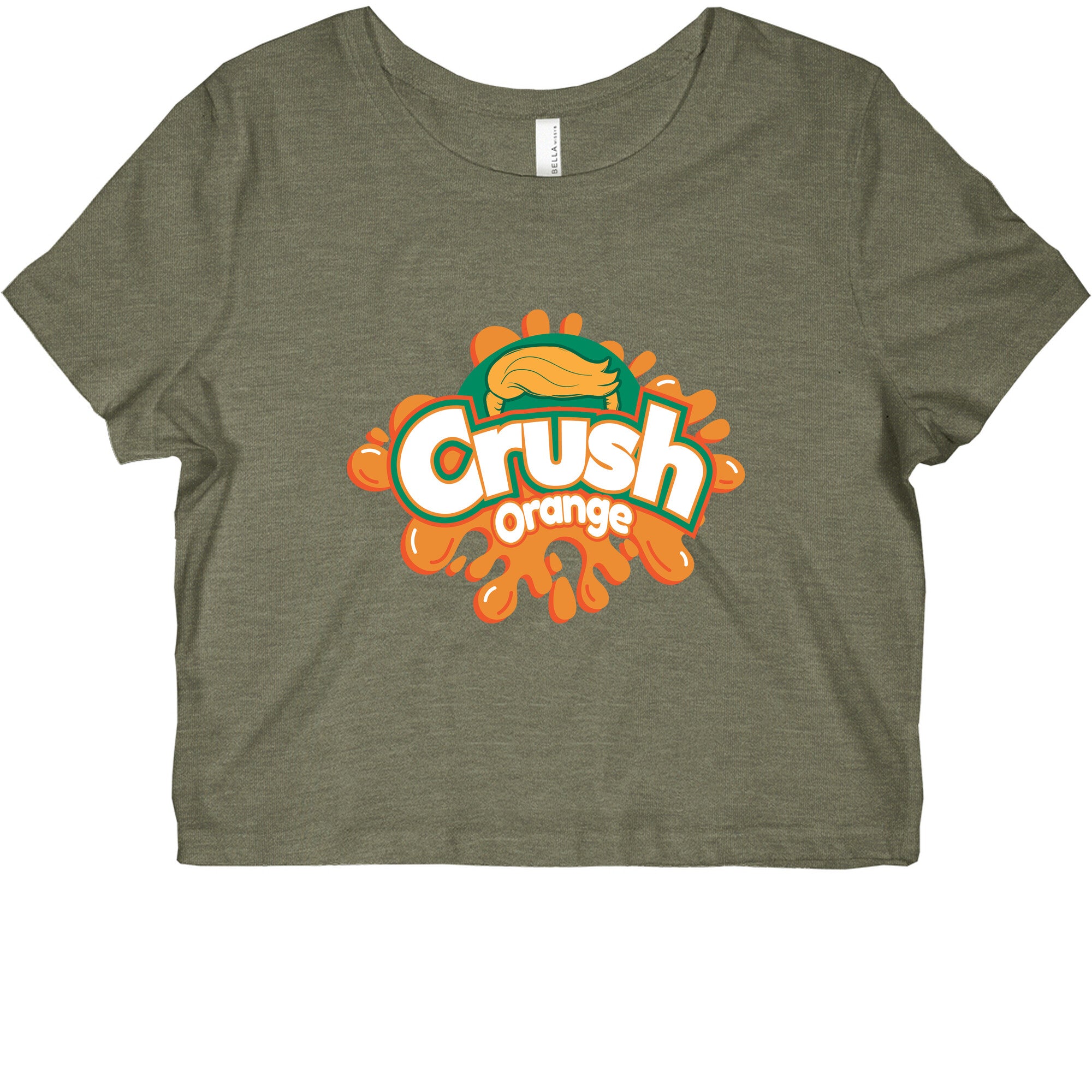 Orange Crush Harris Walz 2024 Graphic Baby Tee
