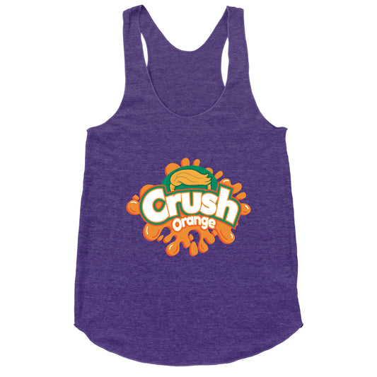 Orange Crush Harris Walz 2024 Racerback Tank