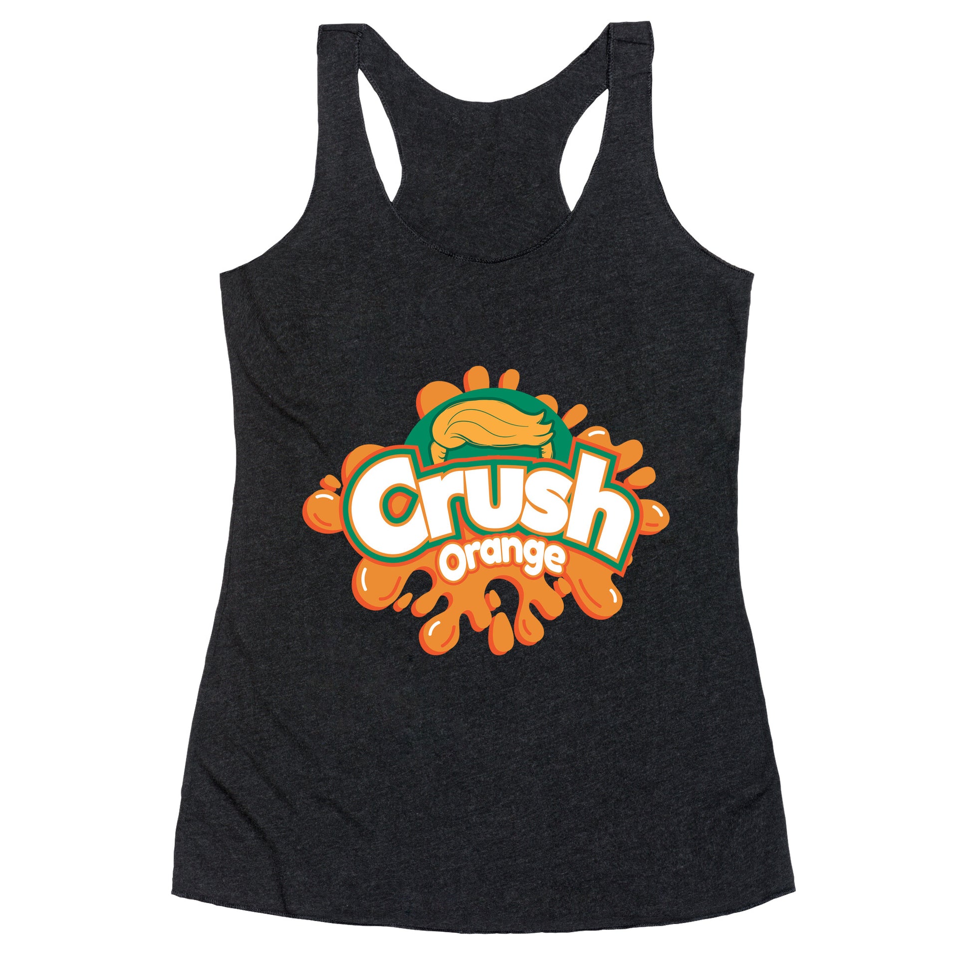 Orange Crush Harris Walz 2024 Racerback Tank