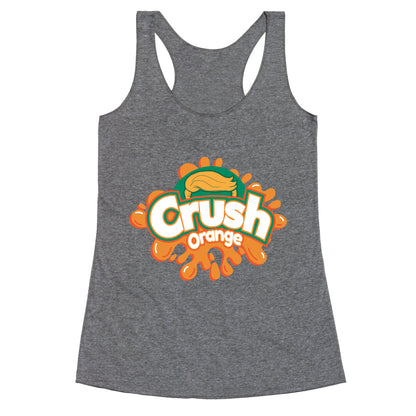 Orange Crush Harris Walz 2024 Racerback Tank