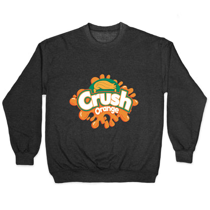 Orange Crush Harris Walz 2024 Crewneck Sweatshirt