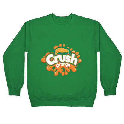 Orange Crush Harris Walz 2024 Crewneck Sweatshirt