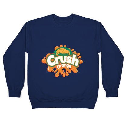 Orange Crush Harris Walz 2024 Crewneck Sweatshirt