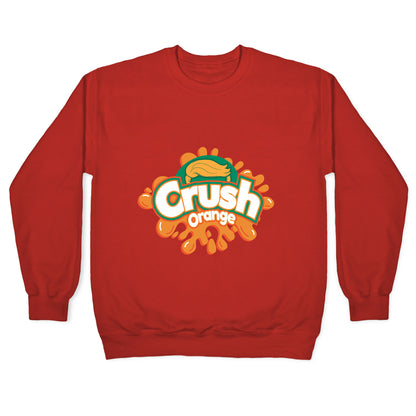 Orange Crush Harris Walz 2024 Crewneck Sweatshirt